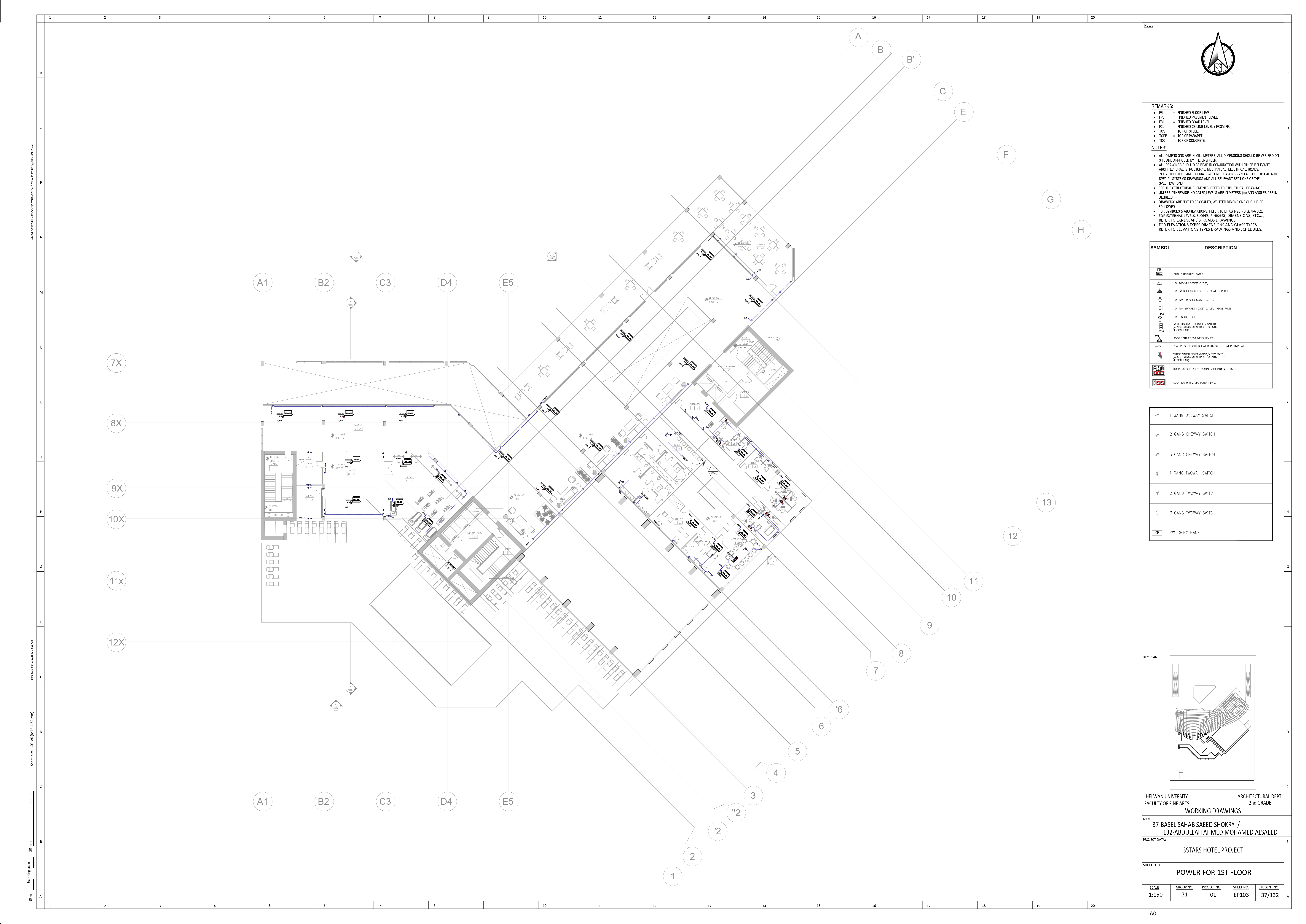 AquaVeil Hotel Working And Technical Insulation Drawing-35