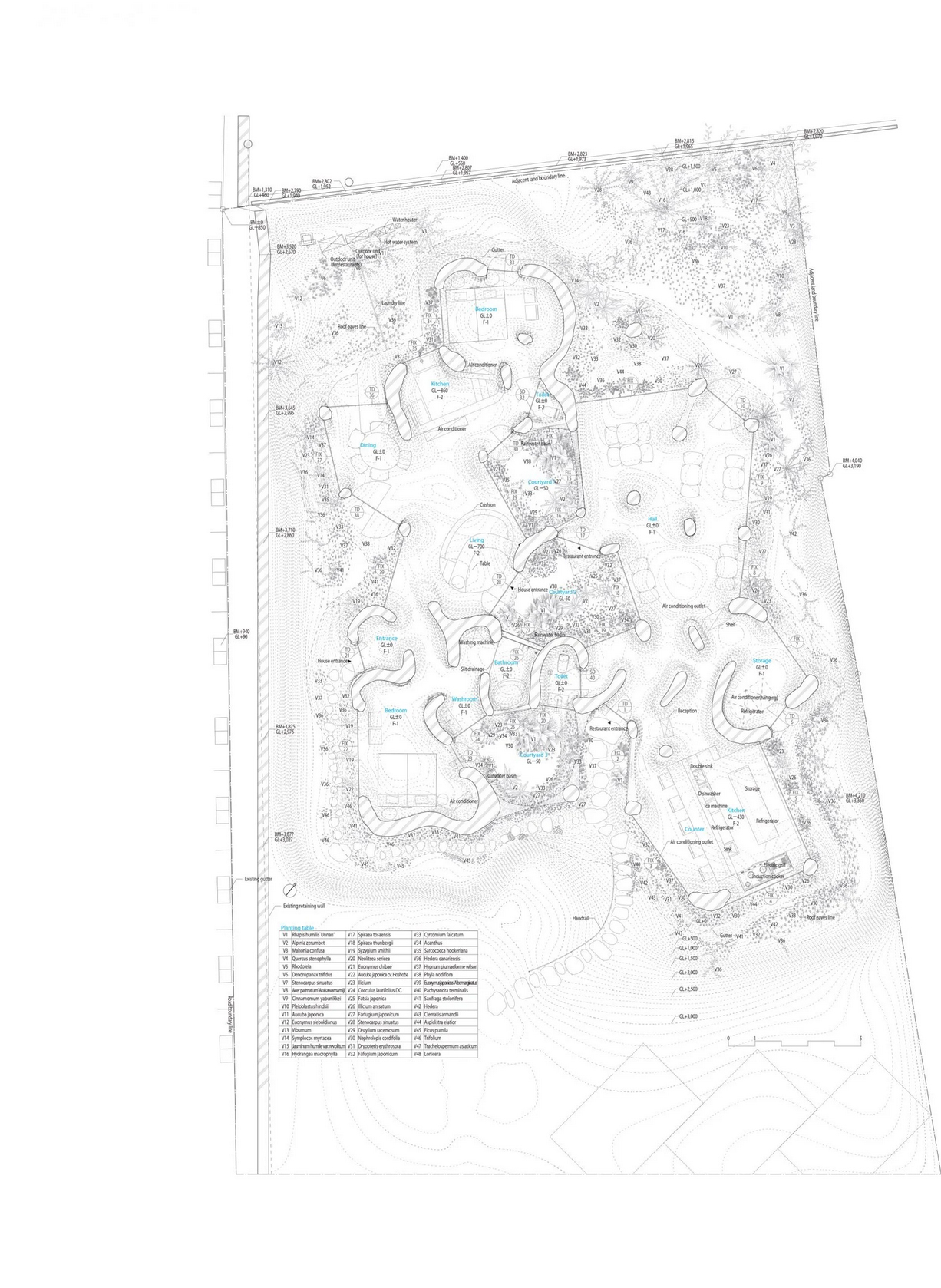 日本地下覆泥住宅与餐厅综合体丨Junya Ishigami + Associates-37