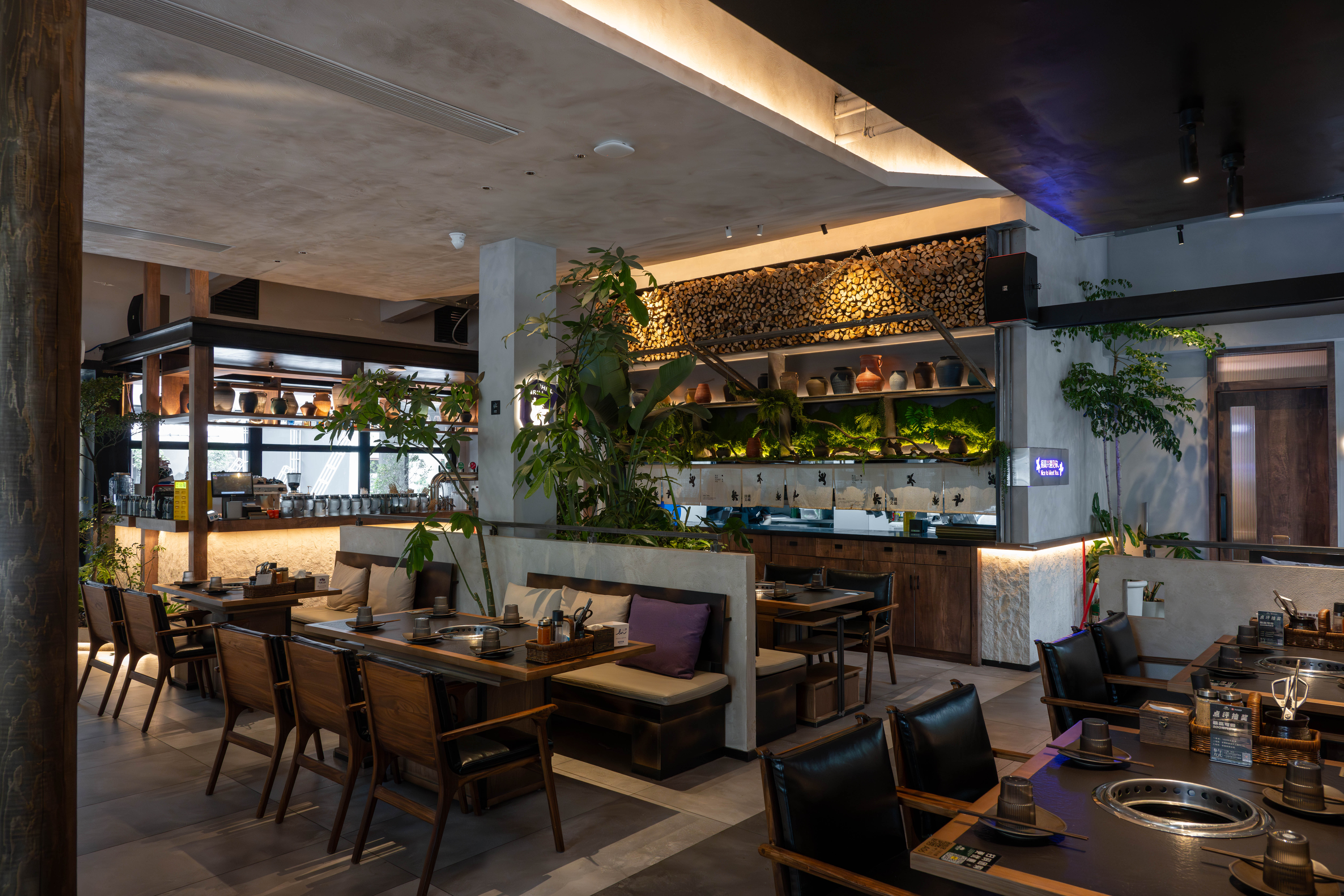 冷遇见暖融合烤肉丨中国郑州丨山野设计-35