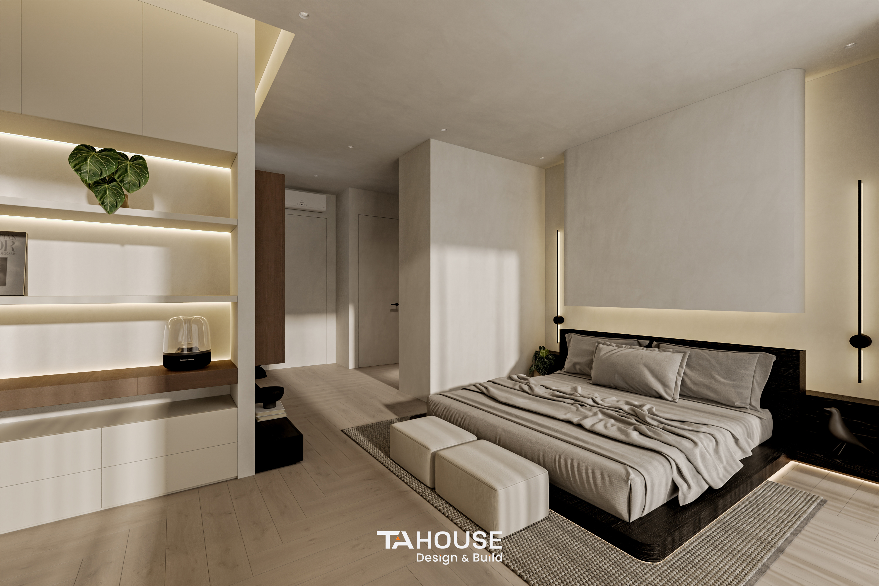 现代卧室  TA 住宅丨越南-3