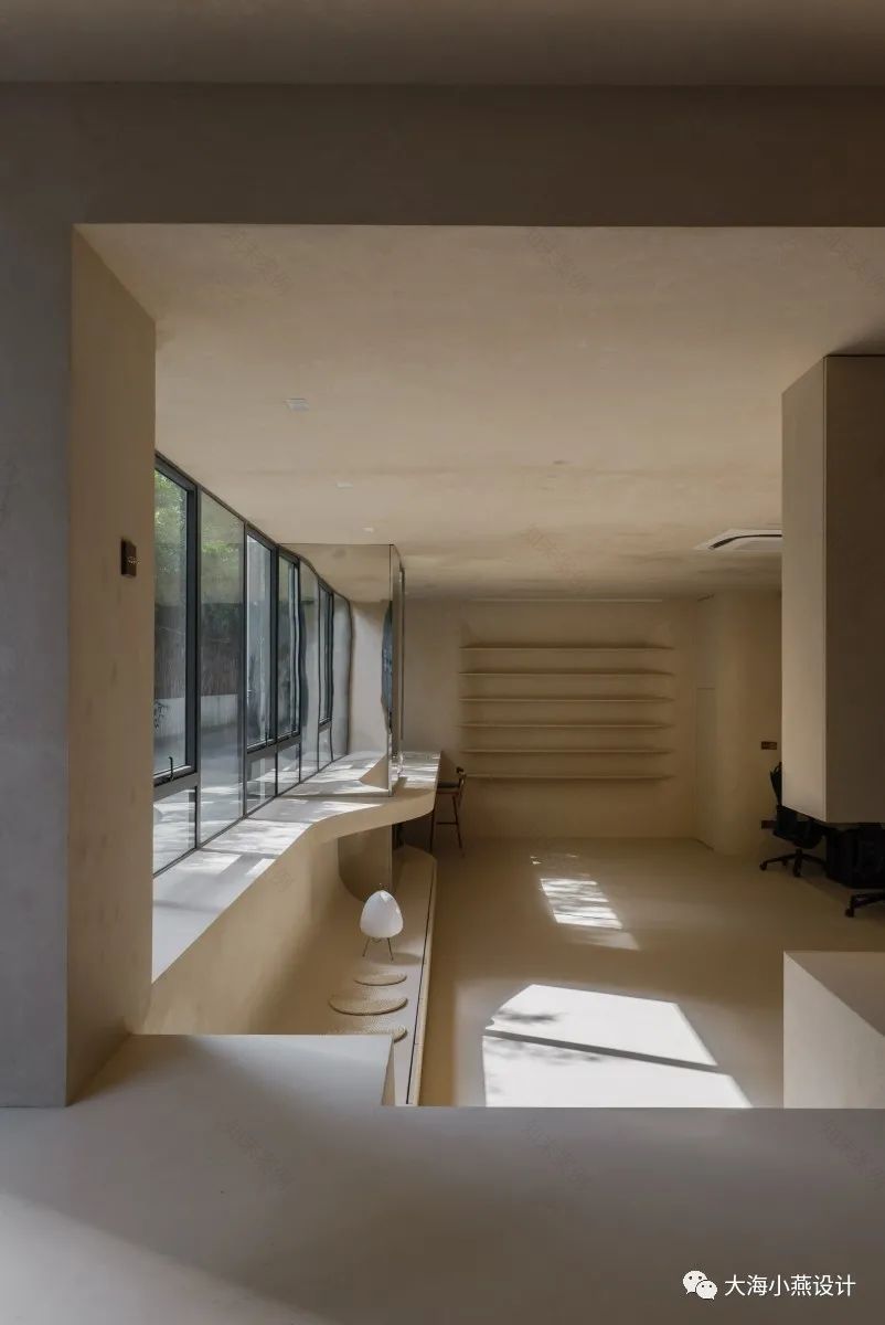 上海 70 平米办公室,竹影摇曳的“空”与“土”-20