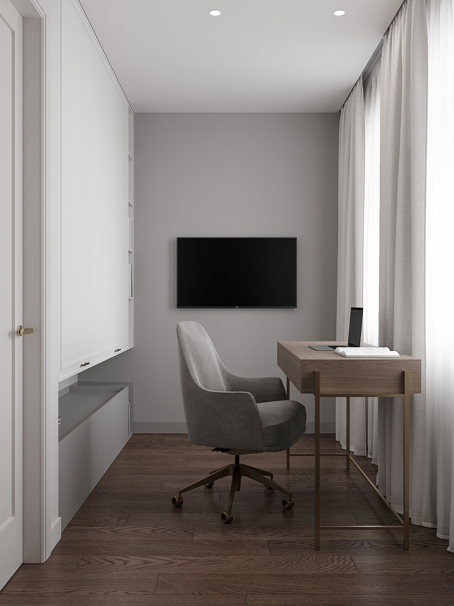 Современная классика в интерьере частного дома-4