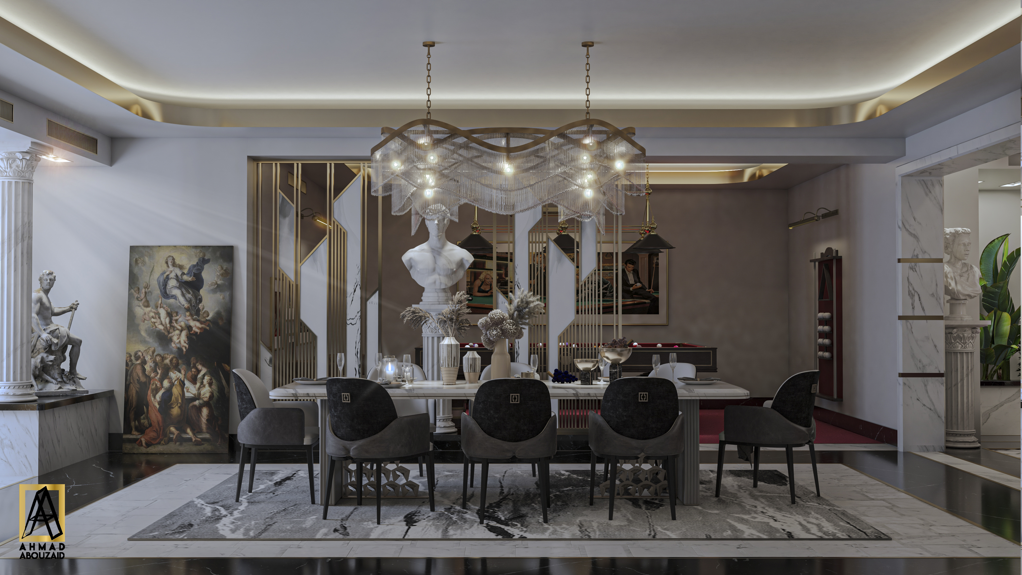 比弗利山庄开放式居住空间-9