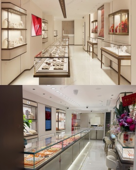 New Chinese-style Elegant Jewelry Store Project