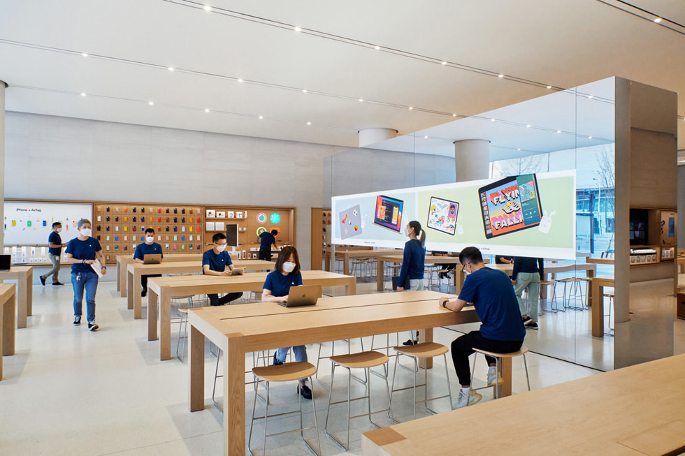 苹果官方展示预览长沙首家 Apple Store 零售店丨中国长沙丨苹果公司-1