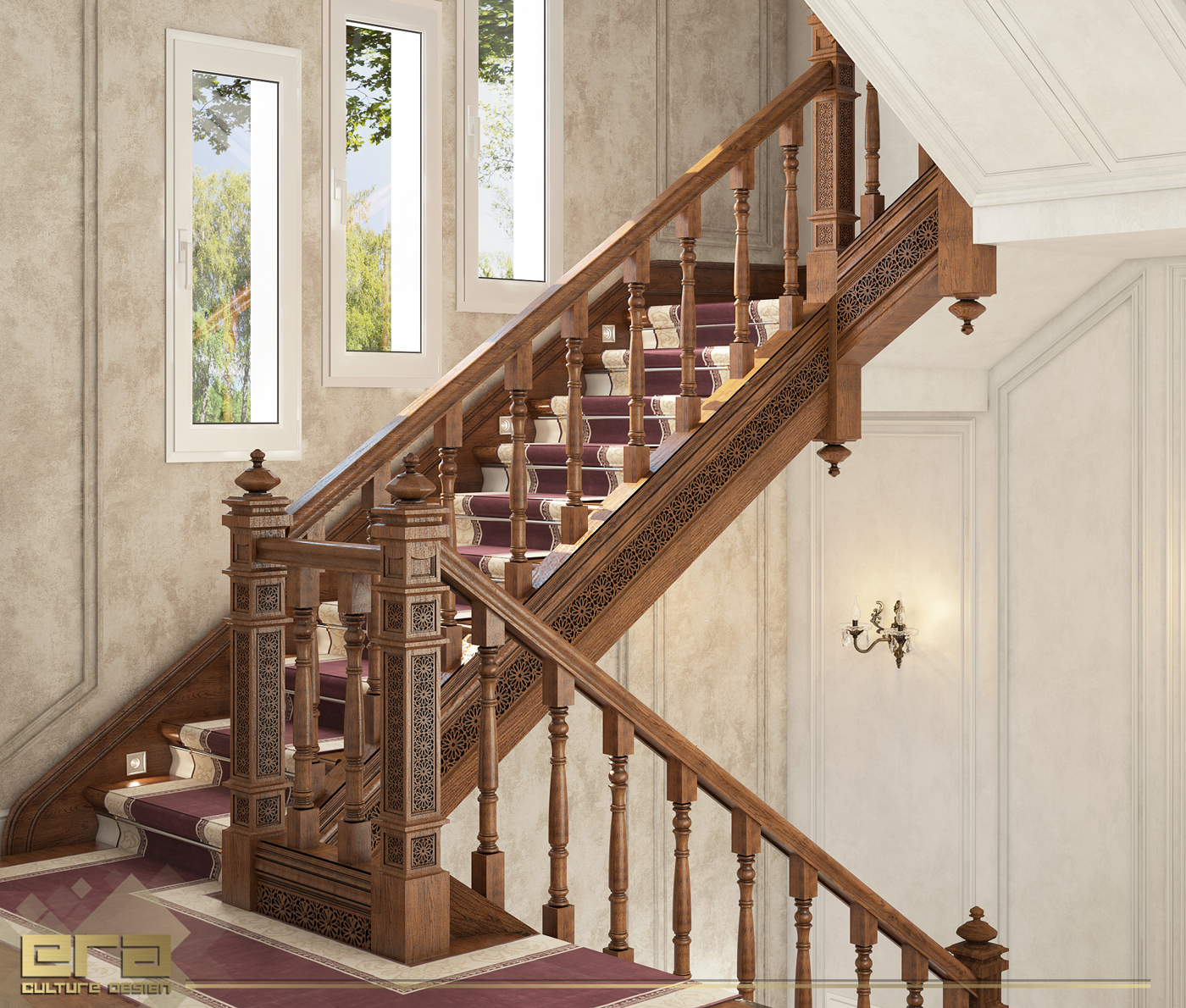 伊斯兰楼梯设计丨埃及开罗丨ERA CULTURE DESIGN-11