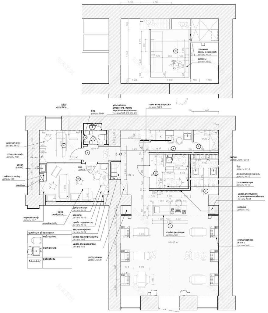 KULT纹身理发工作室,乌克兰 / Sivak+Partners-27