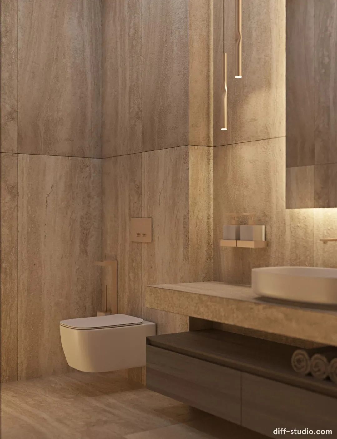 乌克兰基辅 1600㎡新古典奢华大宅丨Diff.Studio-100