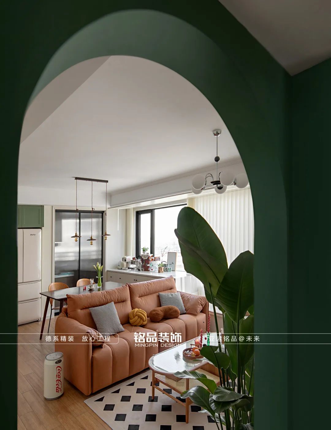 墨绿奶油的邂逅 · 95 后美女教师的复古之家丨铭品装饰-0