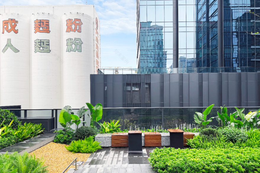 南山中集太子湾大成广场园林景观工程丨中国深圳-11