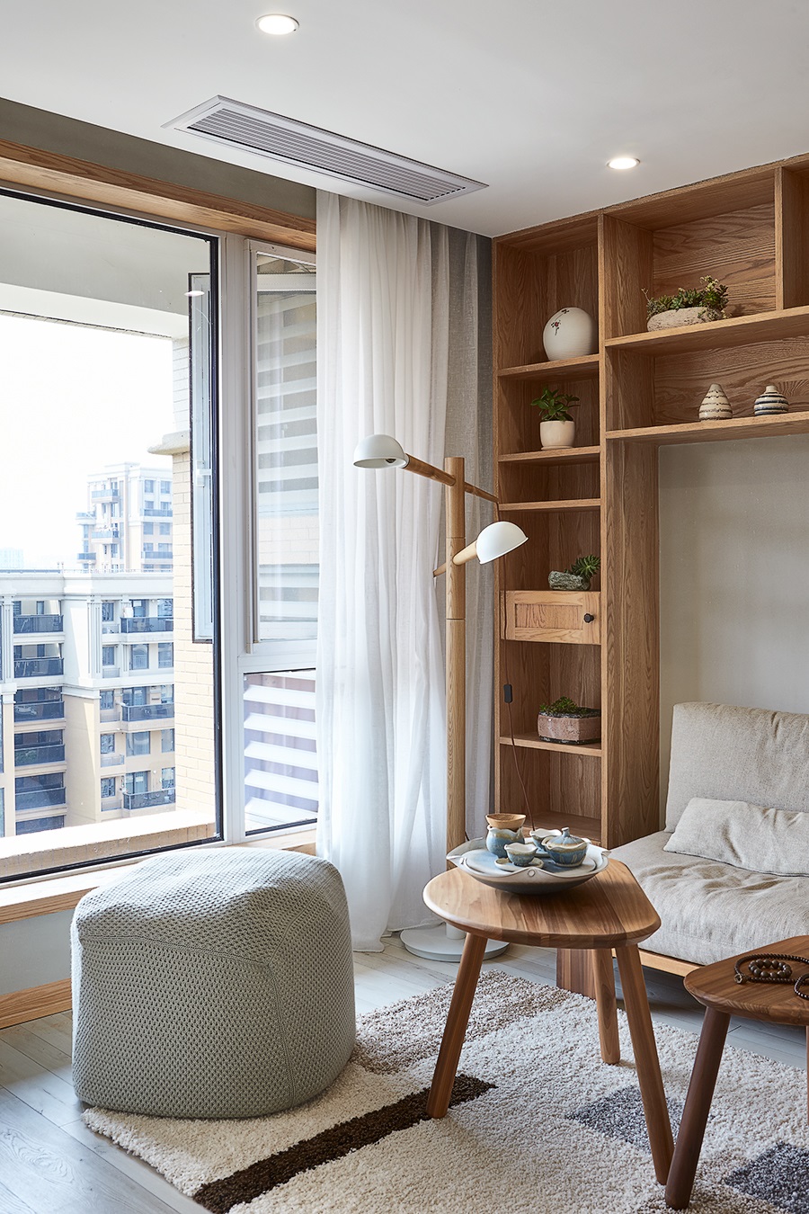 杭州 80 平米北欧原木风小屋 | 舒适与精致的完美结合-16