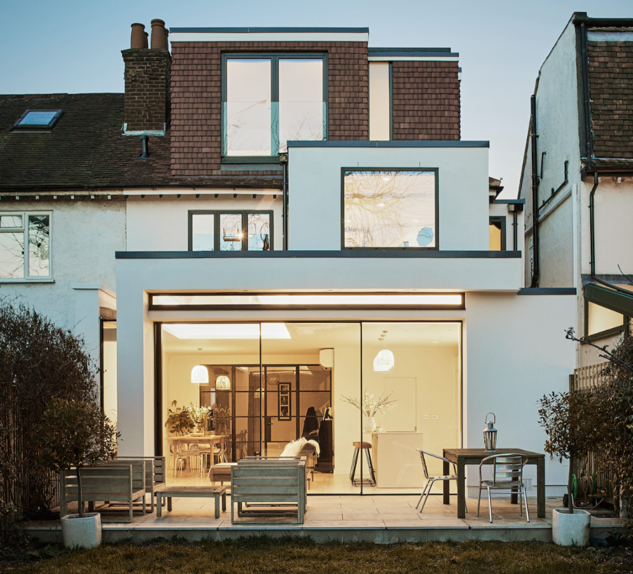 西伦敦20世纪30年代房屋扩建项目丨英国伦敦-1