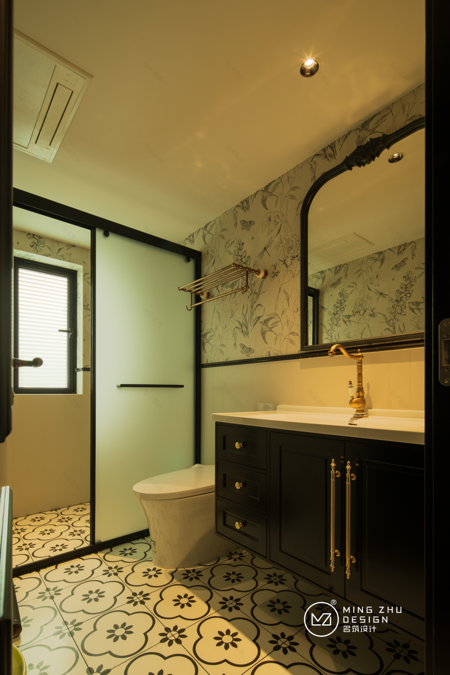 法式复古风住宅设计丨中国自贡丨名筑设计-50