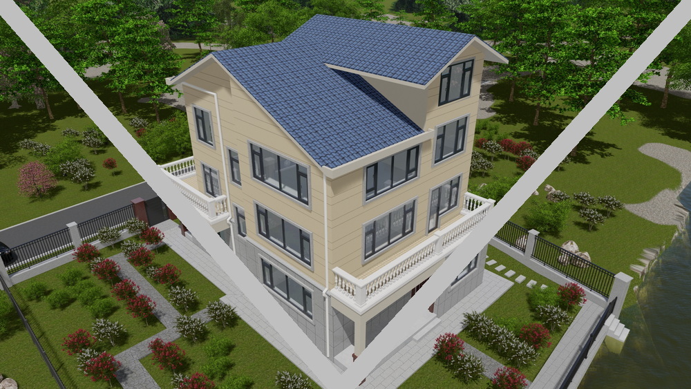 别墅门窗装修效果图 F137-9