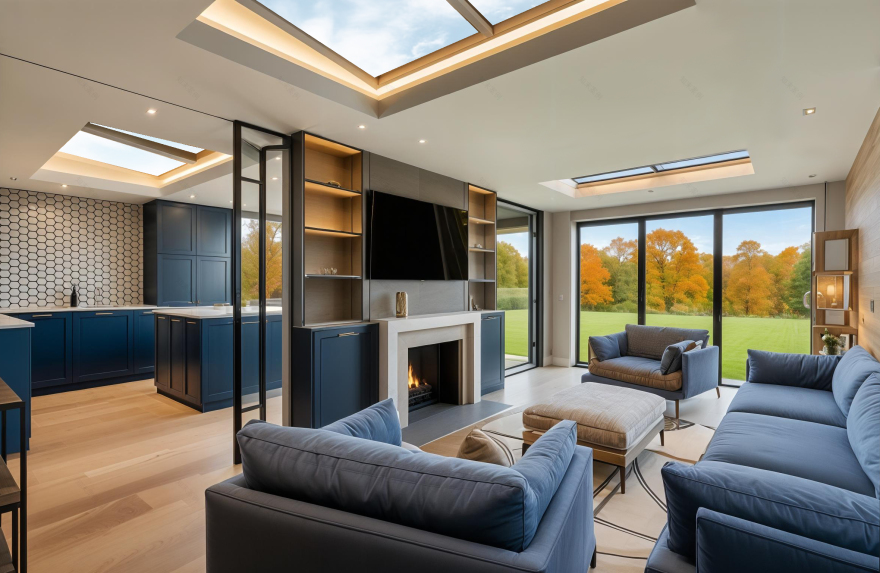 UK 乡村住宅房间扩建丨英国-2