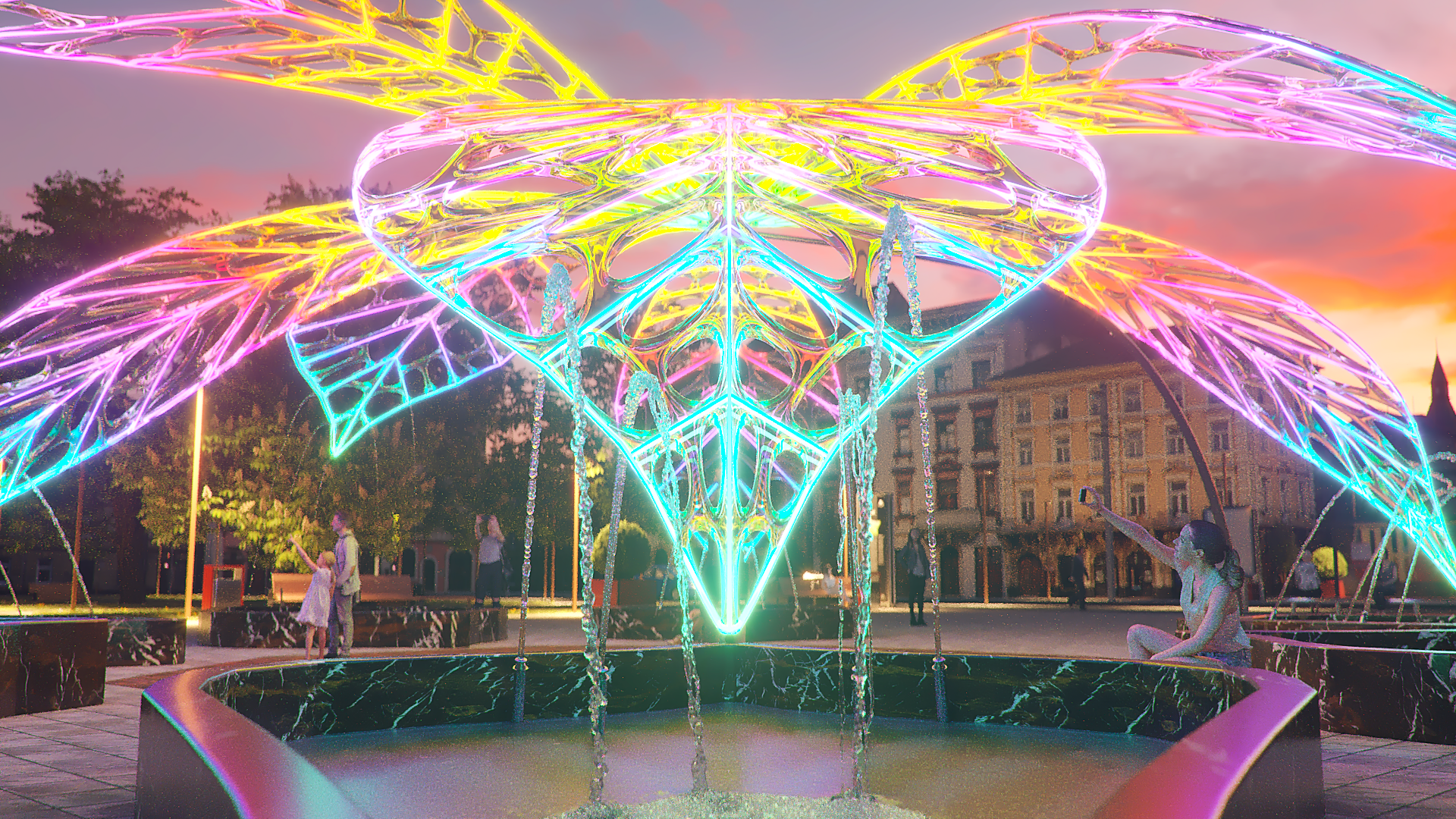 文化广场 板栗喷泉丨UkraineKyiv-18