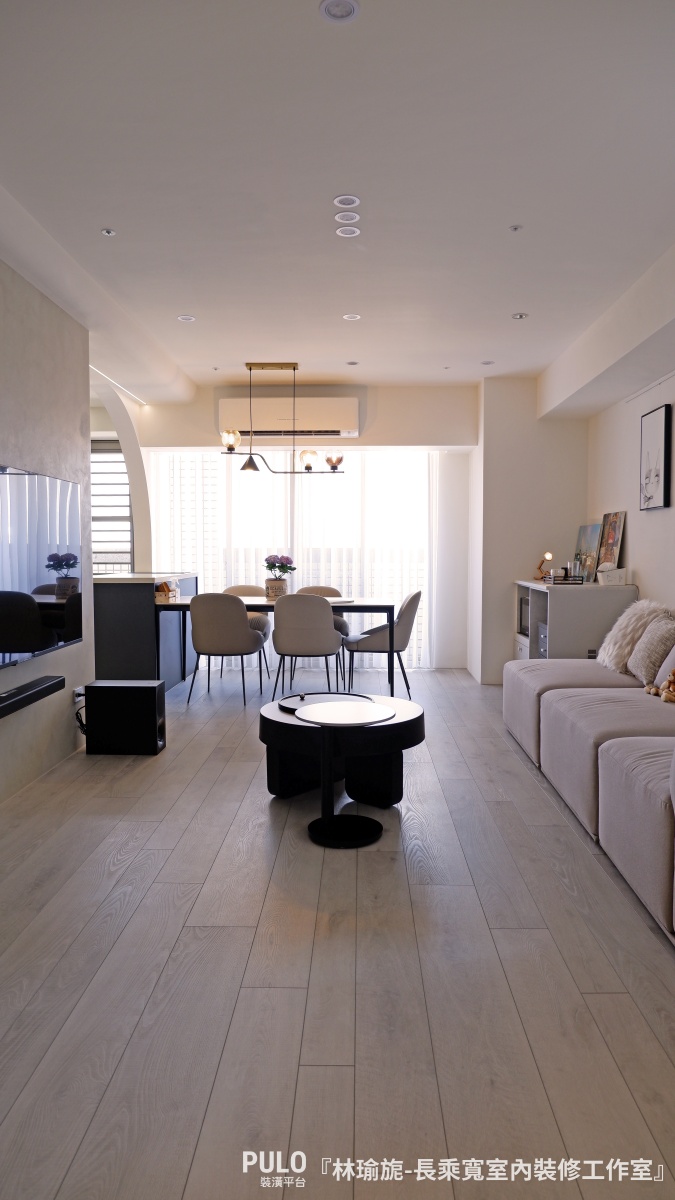 30坪台中老屋翻新,开箱司曼特电视墙设计丨中国台中丨长乘宽室内装修工作室-42