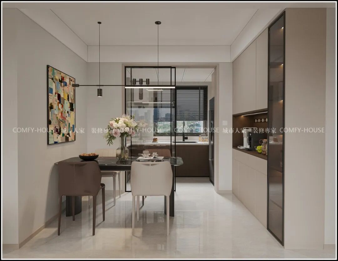 【领秀城楠樾】155㎡丨现代简约风：把家变成 “减法” 美学馆-40