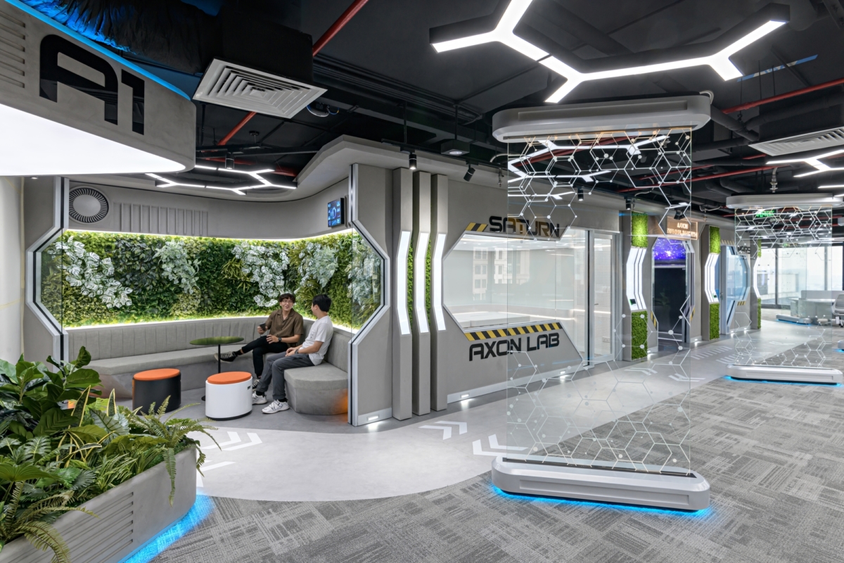 越南科技公司 AXON 未来主义办公室设计丨越南胡志明市丨Frontier Consulting Vietnam-15