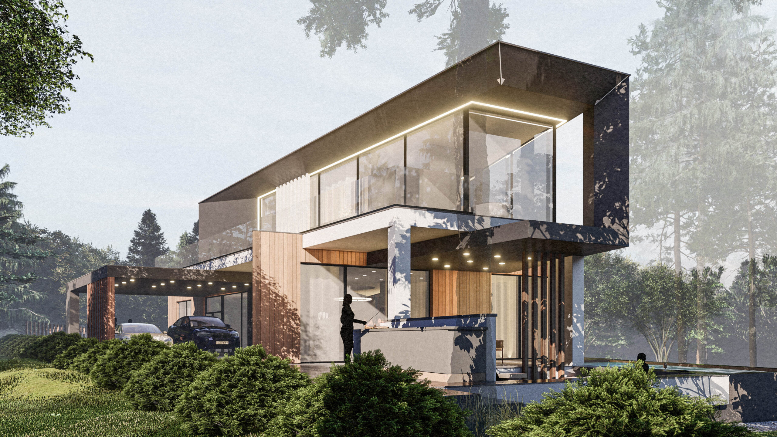 240㎡集装箱住宅项目丨ARXY工作室-13