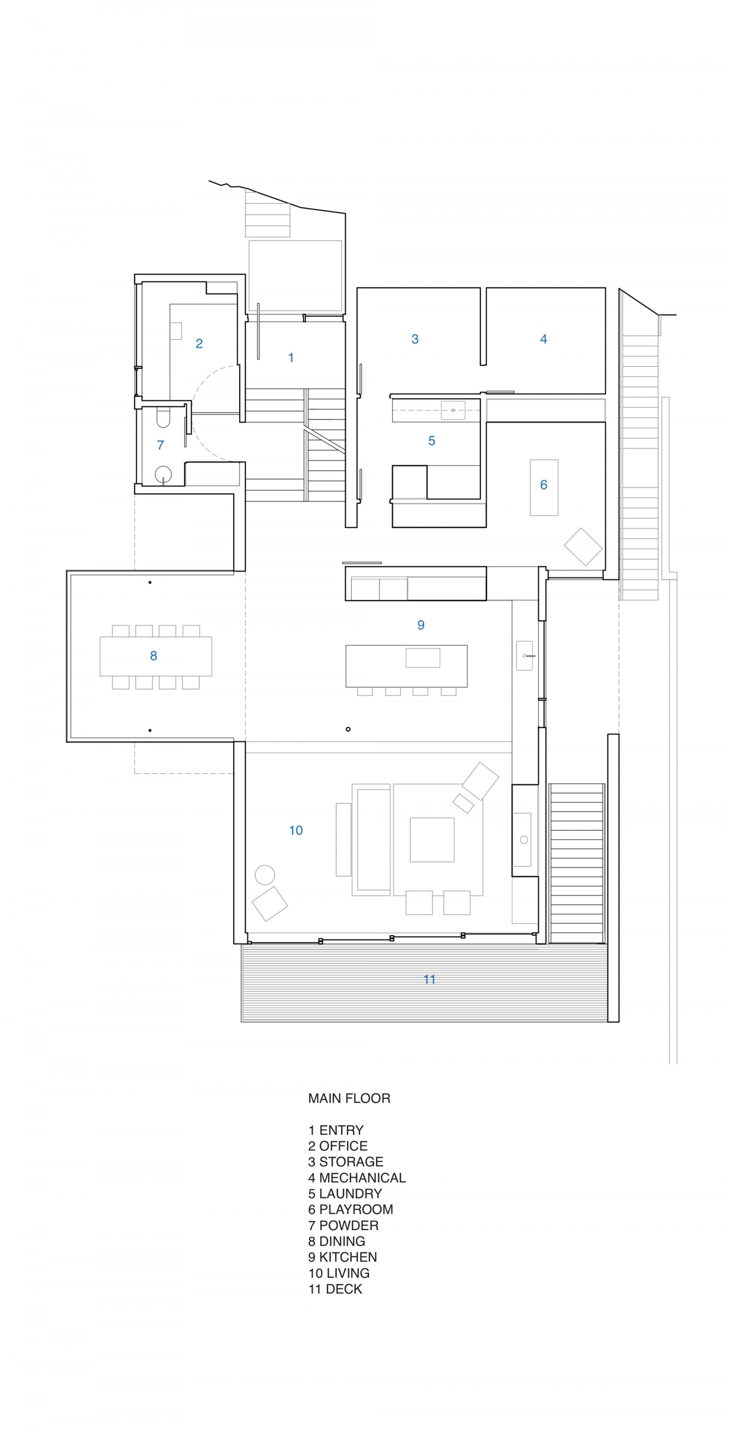 加拿大 Russet 住宅 | 嵌入山体的观景之家-44