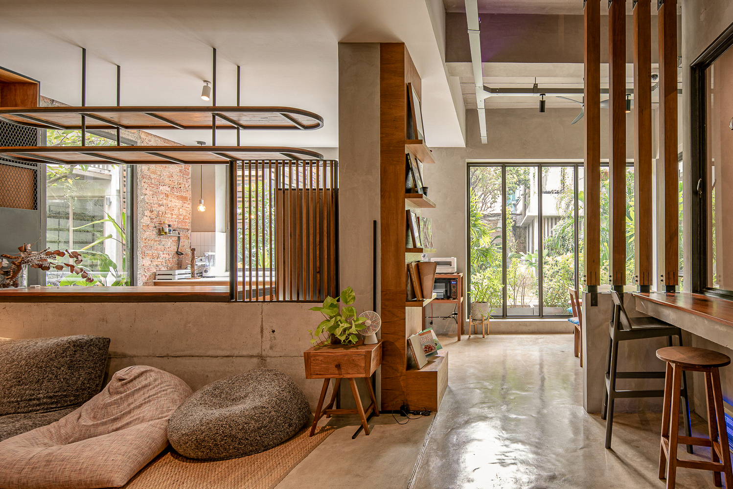 泰国曼谷塔姆尼旅舍丨POD Architects-20