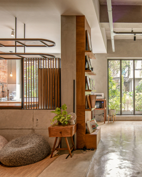 泰国曼谷塔姆尼旅舍丨POD Architects