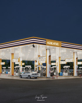 Aquilafuel Petrol Station 设计