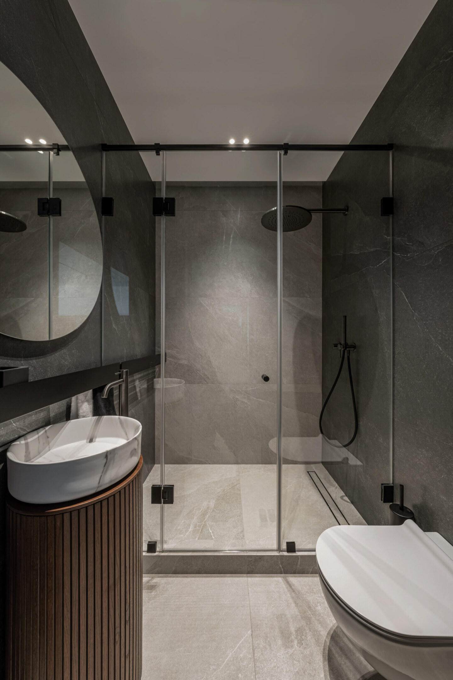 基辅俄罗斯方块大厅住宅区公寓设计丨乌克兰基辅丨Bezmirno 建筑工作室-35