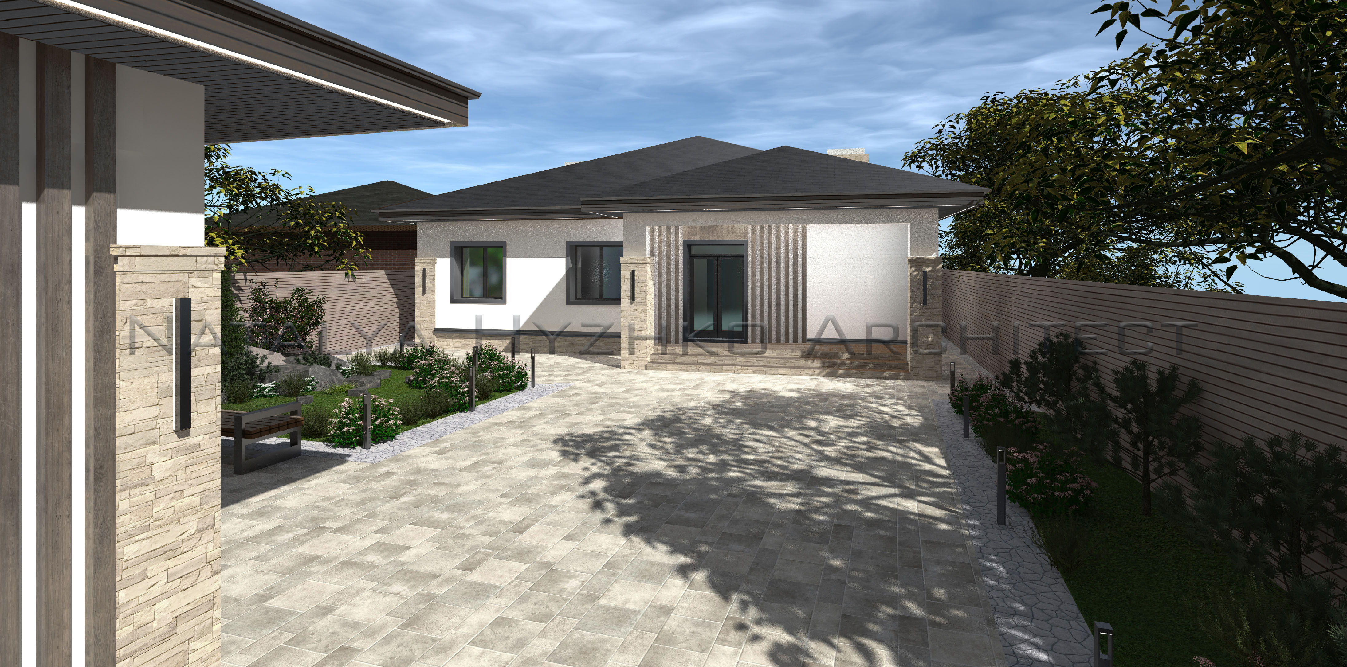 Ескіз намірів забудови садибної ділянки у м. Криий Ріг-1