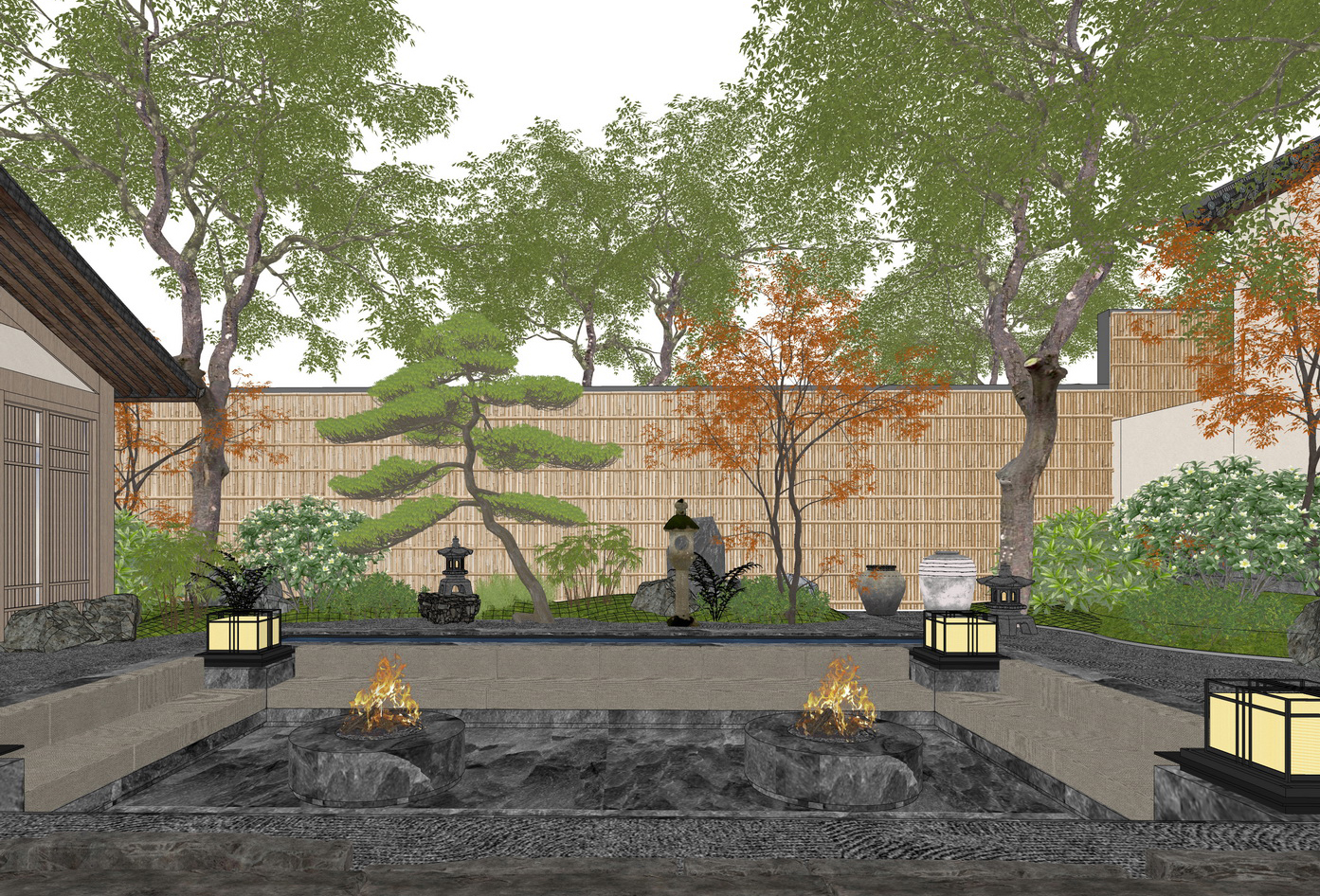 日式庭院景观-11