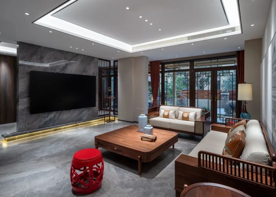 诗和远方 · 新中式私宅丨三千城设计事务所-13