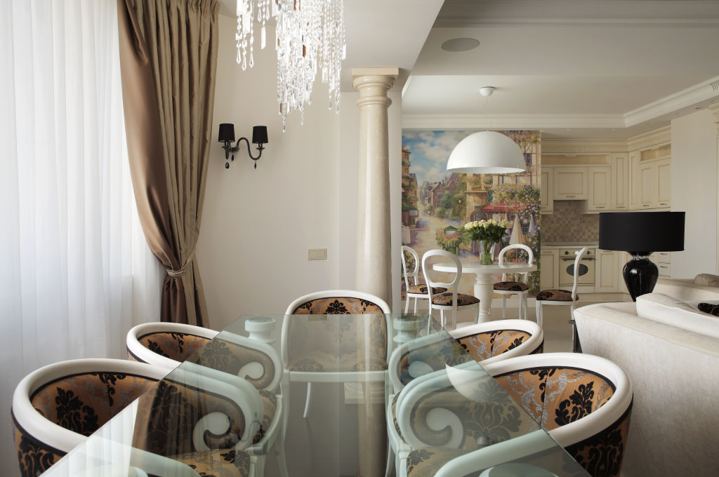 The interior of the apartment of 220 square on Leninsky Prospekt Alexandra Fedorova-10