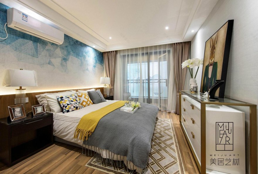 78㎡北欧风住宅 美居艺树软装-16