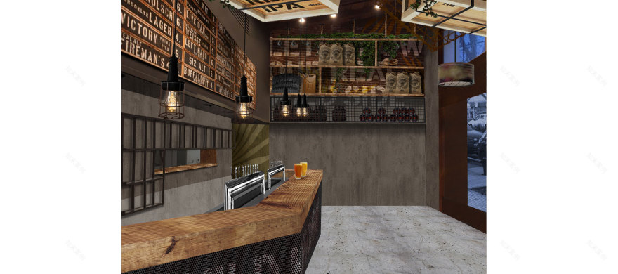 Wild Hops 啤酒品牌室内设计-24