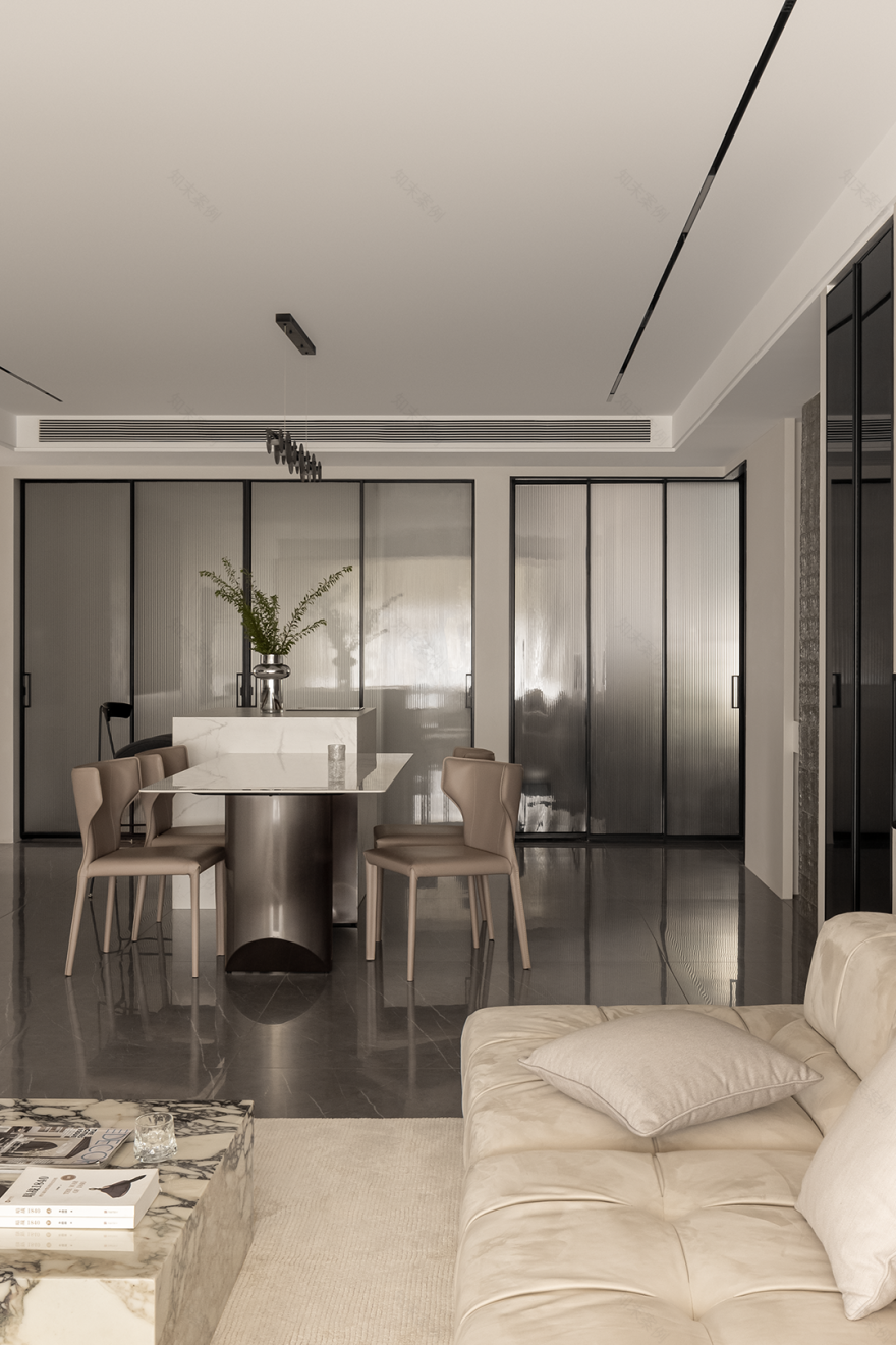 170㎡简约大平层,暖白原木的细腻优雅 | 深零设计-66