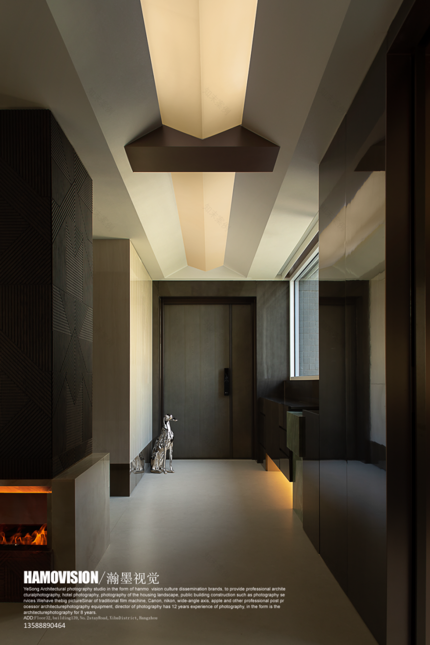 一则设计×平层案例·鎏金暗涌·壹高-11