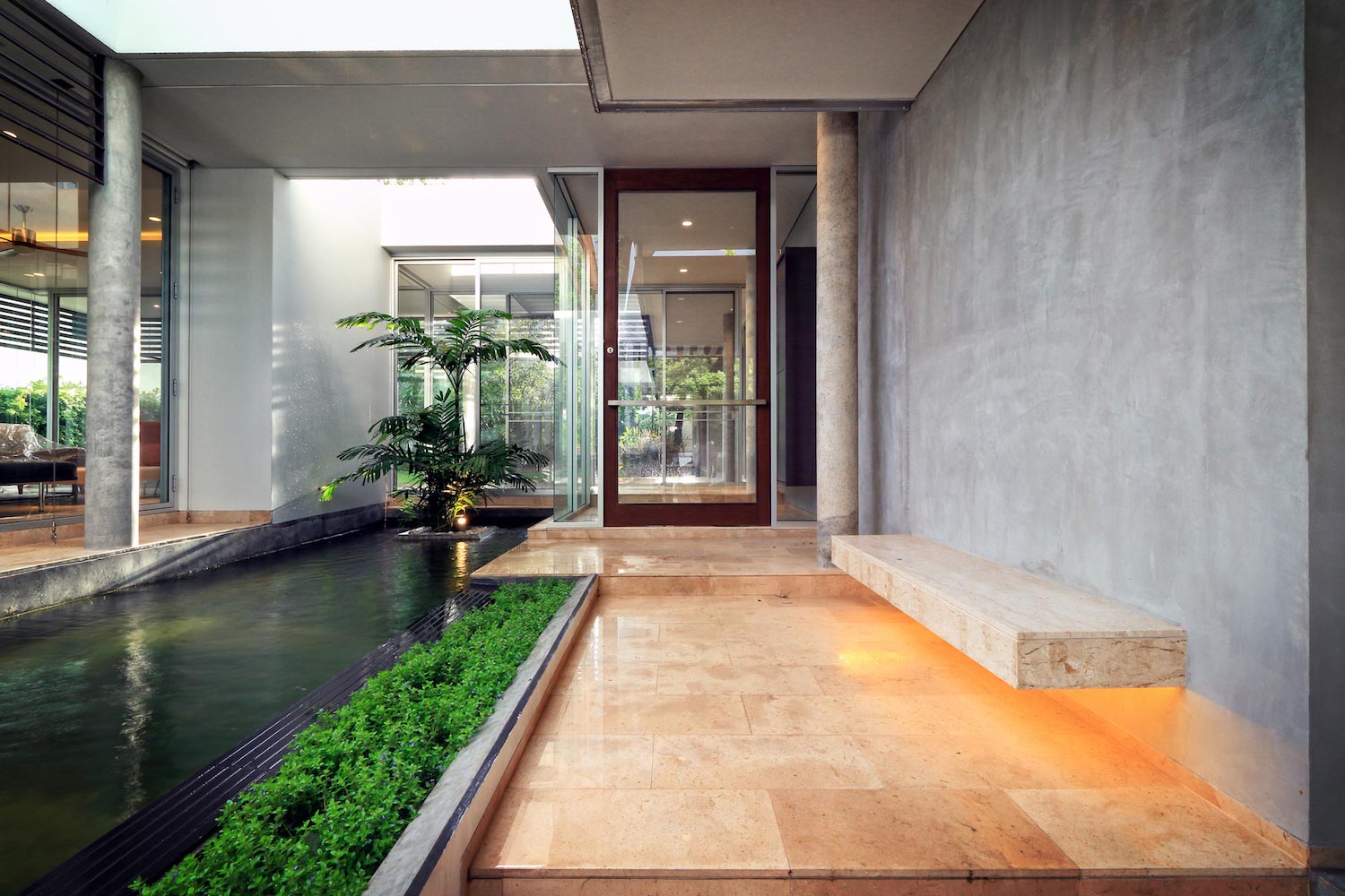 Design inspired by a desire to engage with the landscape and to celebrate the existing trees   CAANdesign  Architecture and home design blog-23