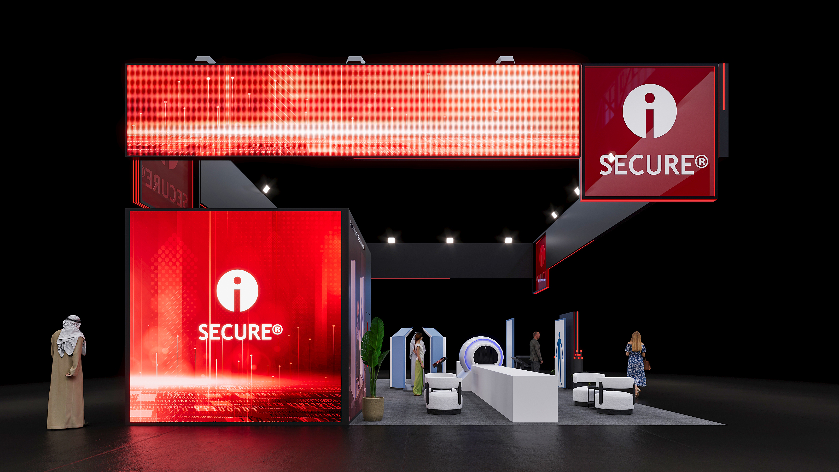 Exhibition Design concept for ISECURE@Intersec 2026-4