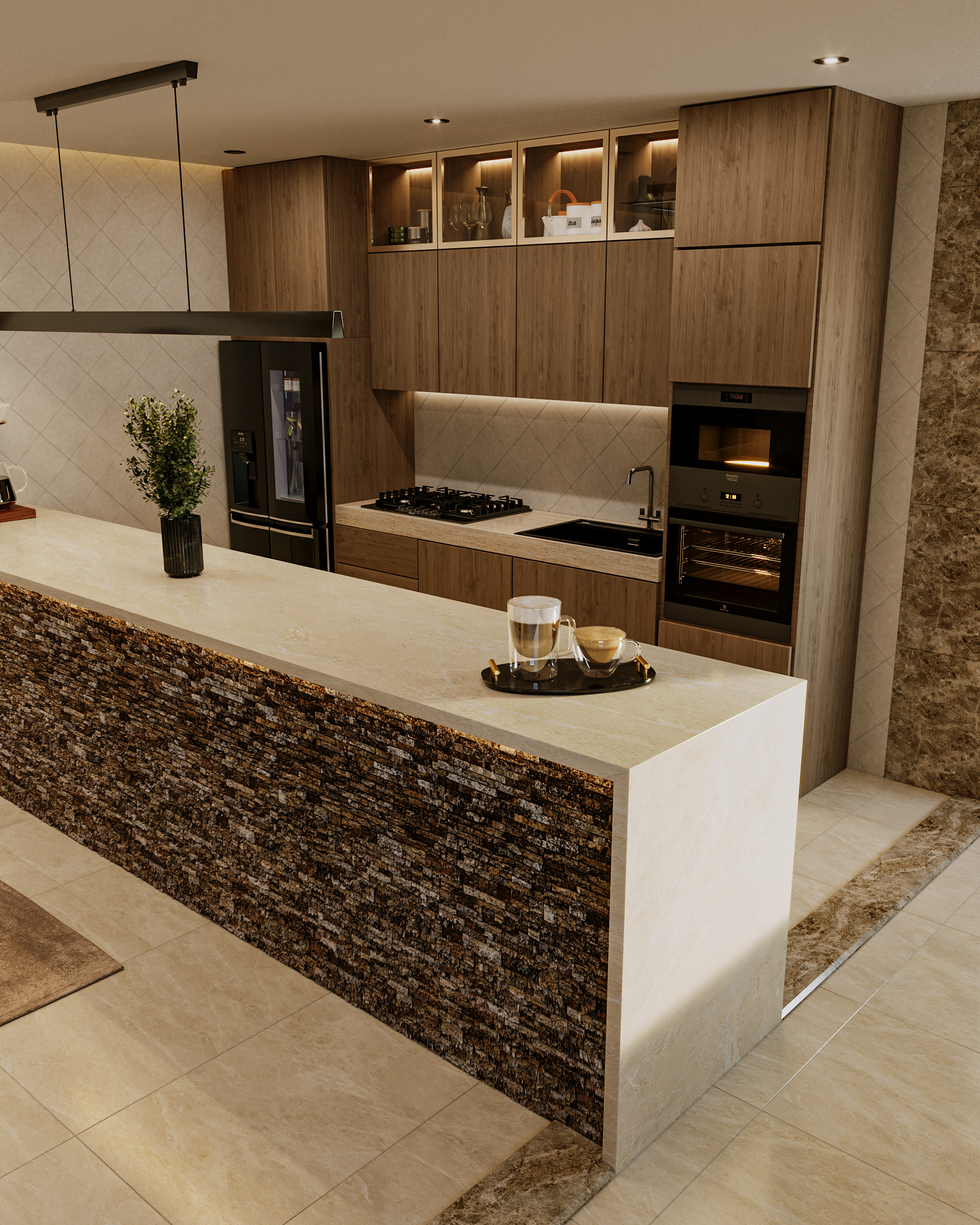 Open Kitchen & Living Area-7