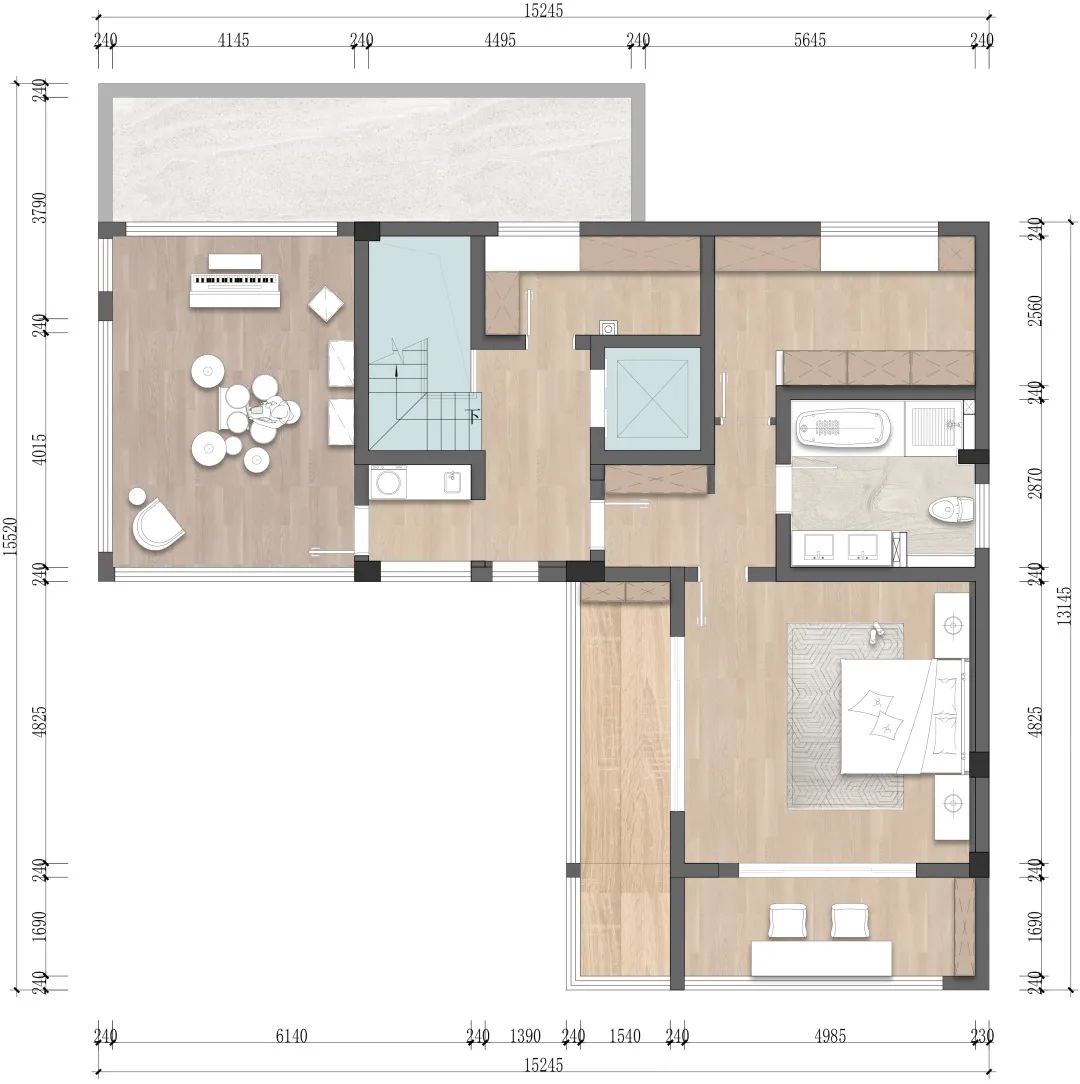现代日式风别墅设计-11