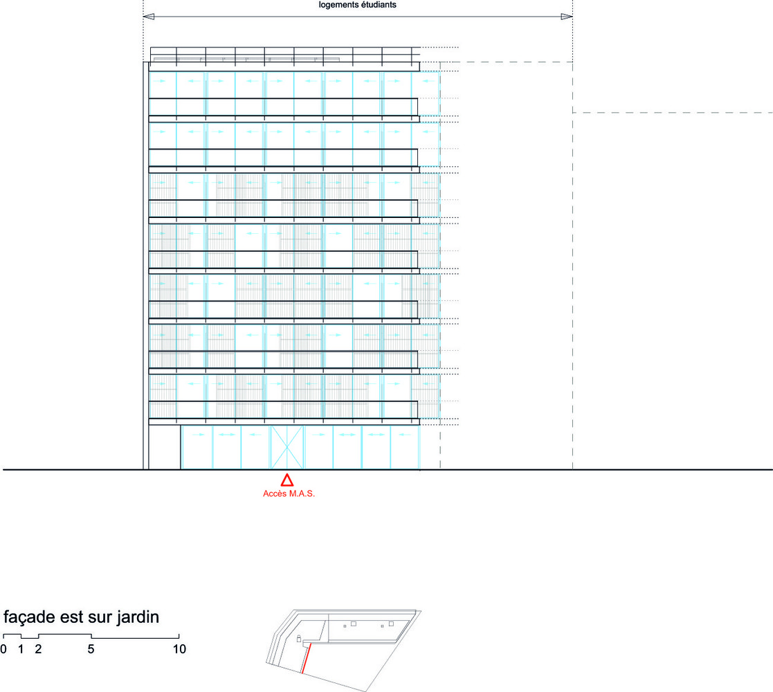 Ourcq Jaures Student - Social Housing  Lacaton - Vassal-76