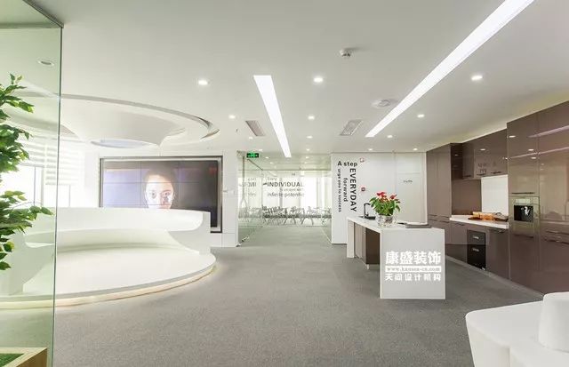 康盛装饰┃1500㎡极简办公空间本•色，打造科技与艺术的人文价值-52