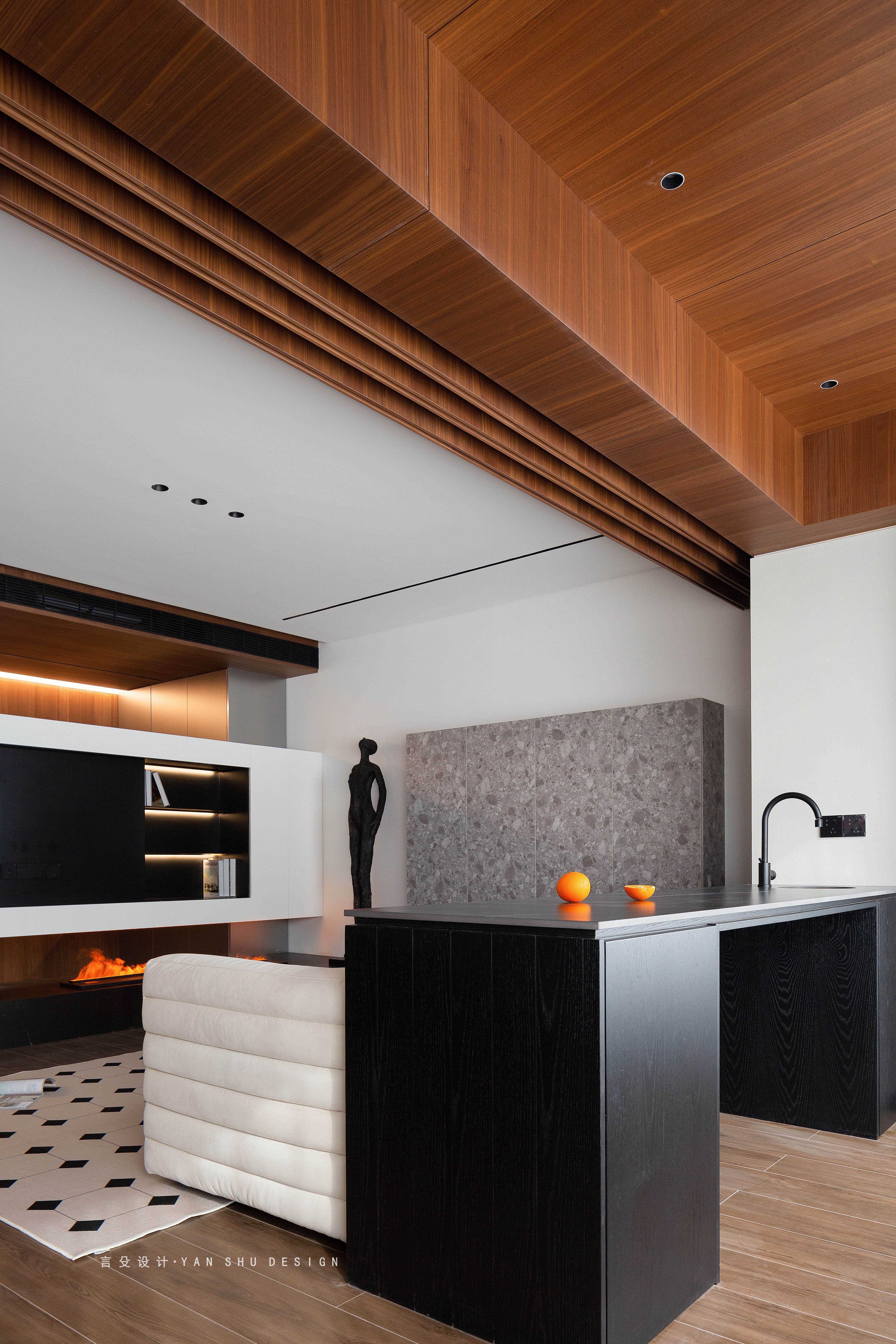 秩序 · 现代台式大平层设计丨中国合肥丨言殳设计-25