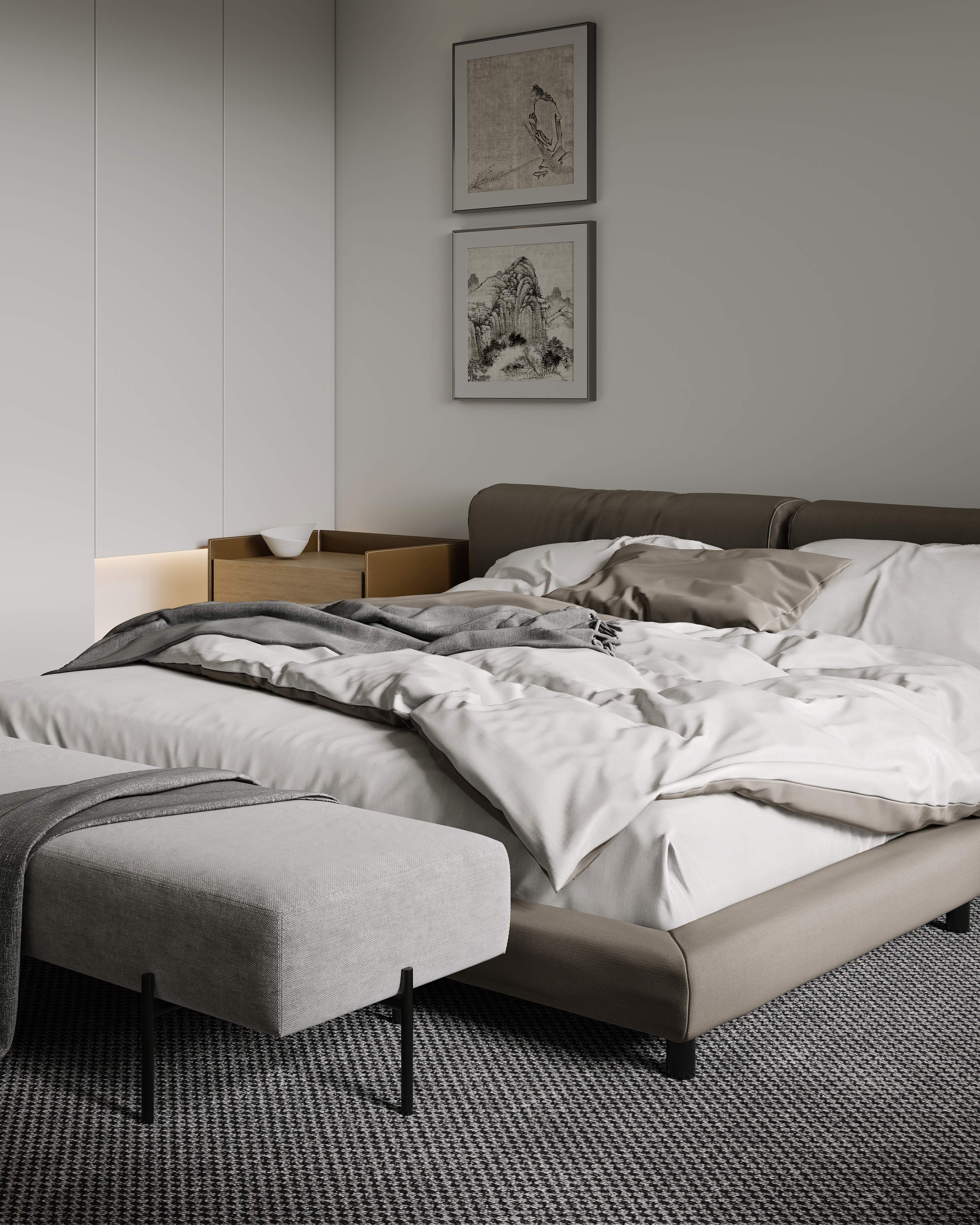 现代简约平层空间丨左舍-27