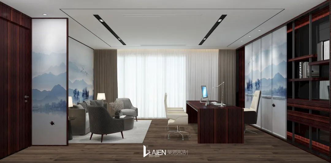 茂菊口腔上海总部办公室 | 新中式风格的海纳百川设计-88