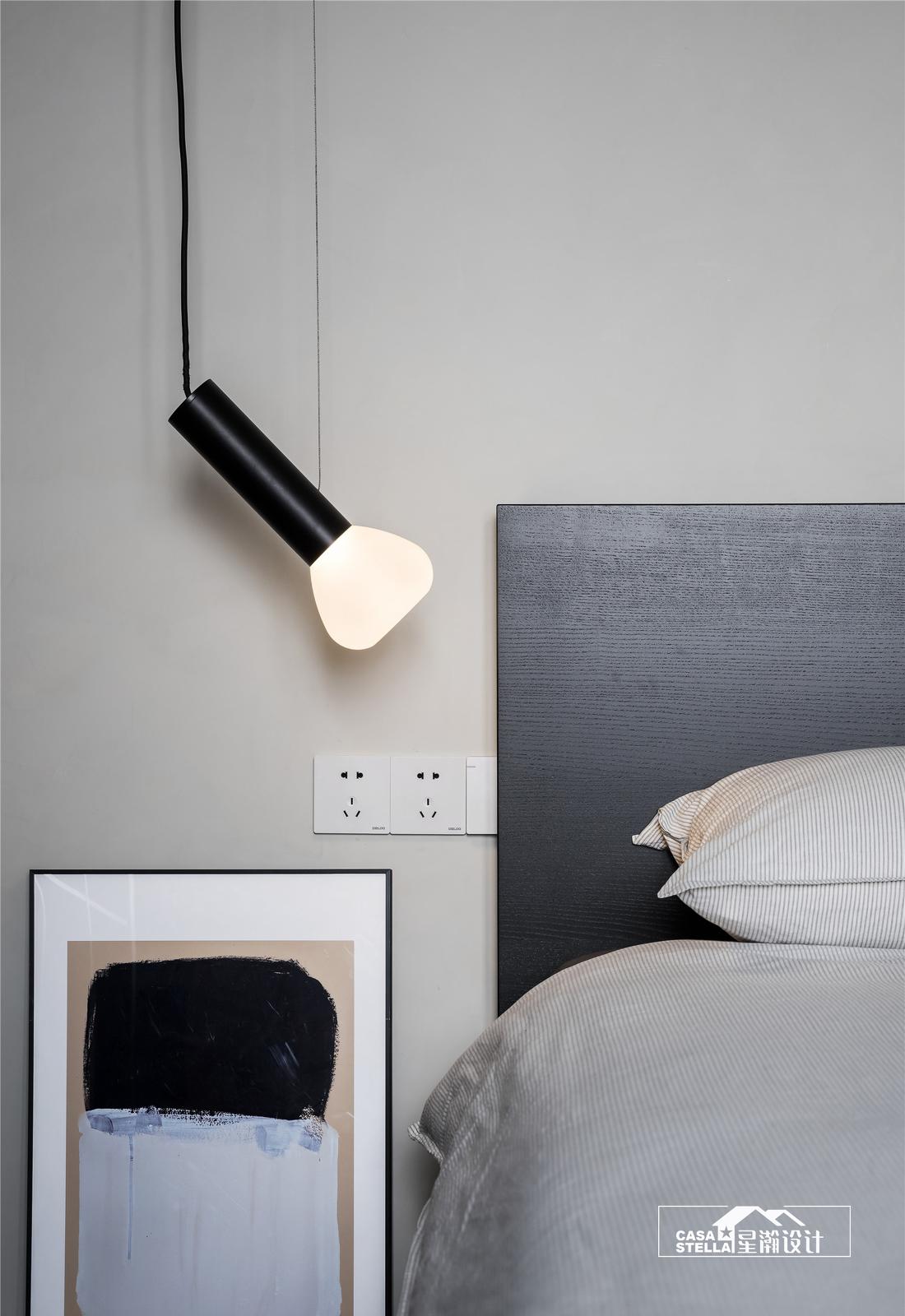 平层暖色调空间设计丨星瀚设计-38