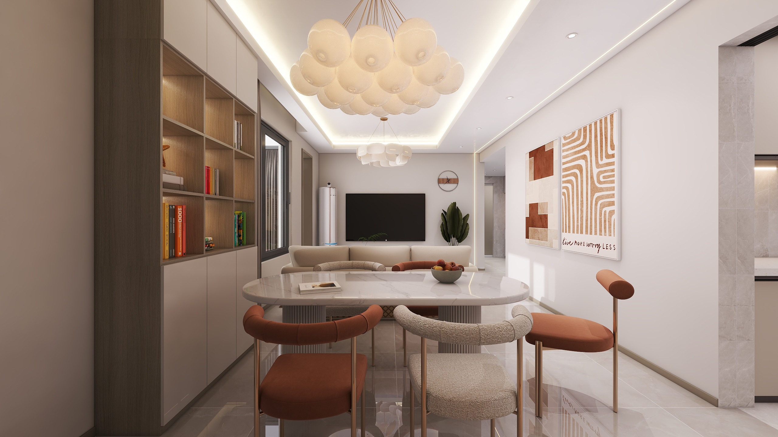 四川成都香瑞楠府（95平方现代简约三居室）-23