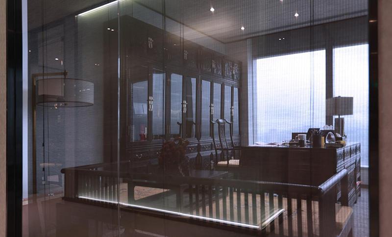 香港 ICC 中投国际控股新中式风格办公空间设计-22