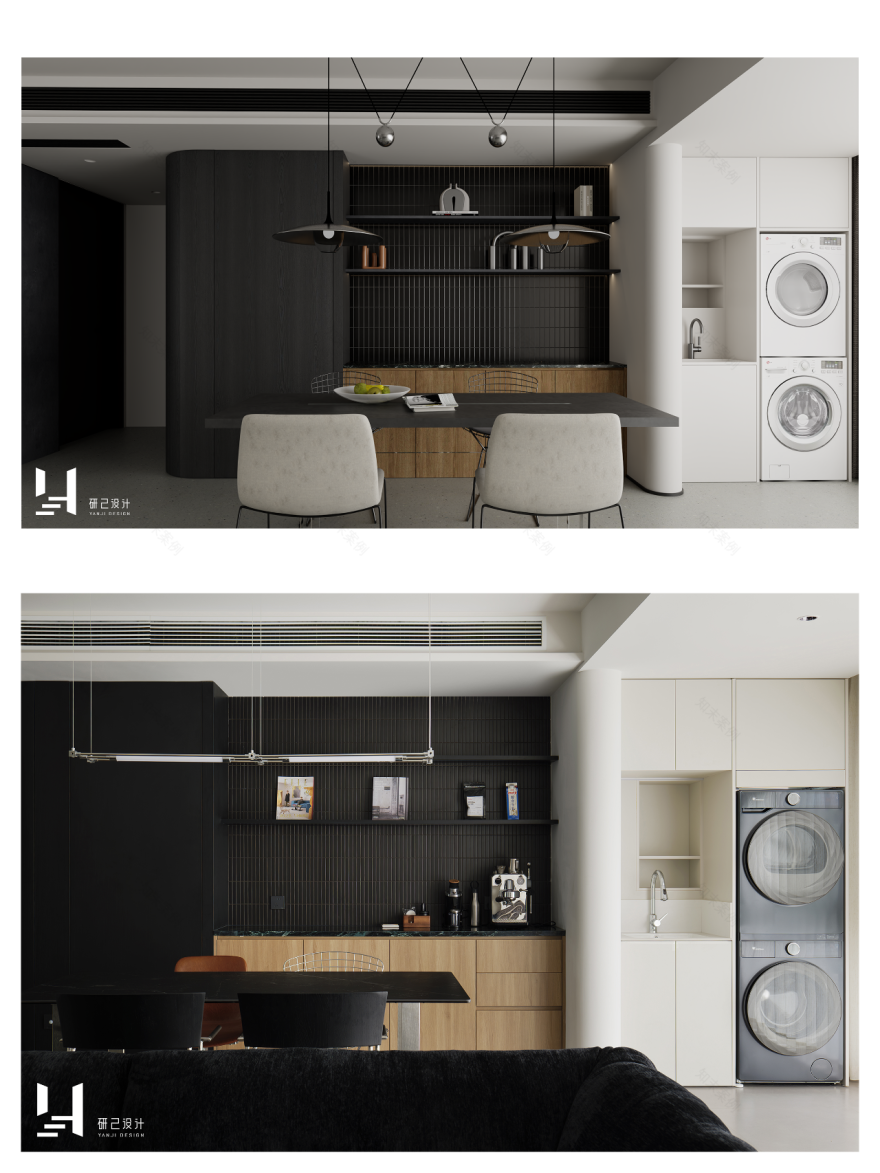 安徽芜湖国宾台142㎡ 《黑色圆舞曲》丨中国芜湖丨研己设计-64